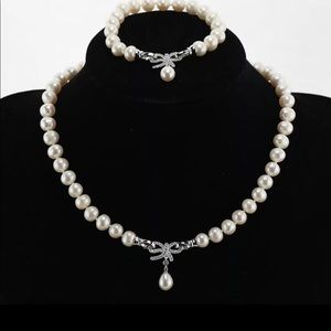 Freshwater pearl set real pearl